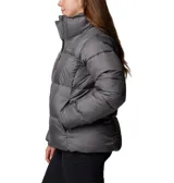 Campera inflada Columbia Puffect II Full Zip color negro, con cierre frontal, cuello alto y bolsillos laterales con cierre. Cuenta con aislamiento Thermarator™ y tejido impermeable.