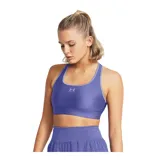 Top deportivo Under Armour blanco con logo negro en el centro del pecho.