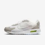 Championes Nike Air Max Solo de mujer, color gris con detalles en blanco y verde.