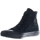 Championes Converse All Star Chuck Taylor de caña alta, color negro.