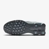 Zapatillas Nike Shox Ride 2 color gris con detalles en celeste.