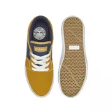 Championes Etnies Barge LS negros con detalles en marrón y suela blanca.