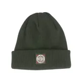 Gorro de lana verde oscuro con logo de Independent Truck Company bordado en el frente.