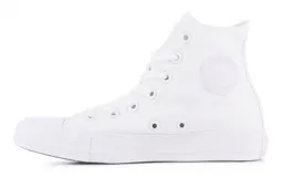Championes Converse All Star Chuck Taylor Star Hi, unisex, de caña alta, color blanco.