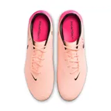 Championes de fútbol Nike Phantom Gx Ii Academy Fg/Mg, color rosa con detalles en negro y fucsia.