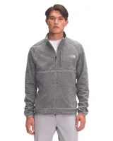 Chaqueta gris de polar The North Face Canyonlands con cierre frontal completo, cuello alto, bolsillos laterales con cierre y logo bordado en el pecho.