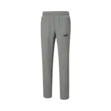 Pantalón de jogging azul marino de Puma, con logo blanco estampado en el muslo izquierdo. Confeccionado en tejido de punto de algodón y poliéster, con cintura elástica ajustable con cordón, bolsillos laterales y puños elásticos.