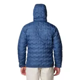 Campera de plumas Columbia Delta Ridge II Down, color negro, con capucha y forro termorreflectante Omni-Heat. Resistente al agua y con tecnología Heat Seal para mantener el calor.