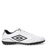 Championes de fútbol 5 Umbro Classico III TF, color negro con logo Umbro en blanco. Diseñados para superficies sintéticas.