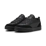 Championes Puma Park Lifestyle OG, color negro, de cuero sintético con detalles en gamuza y suela de goma.