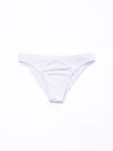 Bombacha vedetina blanca sin costuras.