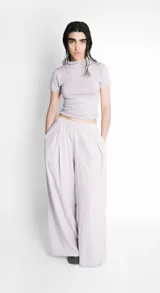 Pant. oversize gris claro