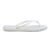 Chanclas blancas Tropical Brasil modelo Slim Basic.
