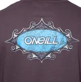 Remera de manga corta color marrón con logo de la marca O'Neill estampado en el pecho.