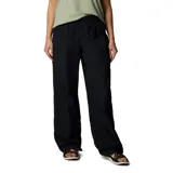 Pantalón negro de corte ancho, con cintura elástica y cordón ajustable. Cuenta con tecnología Omni-Shield™ Release, que repele el agua y las manchas. Tiene un bolsillo con cierre de velcro, aberturas laterales con broches a presión y aberturas reforzadas en los tobillos.