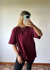 Remerón oversize azul eléctrico de algodón.