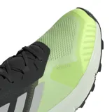 Championes Adidas Terrex Soulstride para hombre, color verde lima, negro y gris. Ideales para trail running.