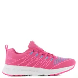 Championes de running Push Lucy, color negro con detalles en rosa.