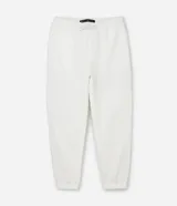 Pantalón jogger azul marino, de corte holgado con puños ajustados en los tobillos y cintura elástica con cordón.