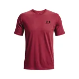Camiseta de manga corta en color verde lima, con logotipo de Under Armour en el pecho izquierdo.