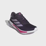 Championes de running Adidas Supernova Ease, color violeta con detalles en lila y rosa.