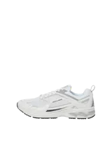Zapatillas deportivas Jack & Jones modelo Tokyo, color blanco con detalles en gris y negro. Confeccionadas en tejido de malla y suela de goma.