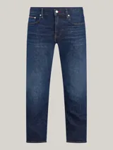 Jean de corte ajustado color azul oscuro, confeccionado en tejido denim elástico con Flex Technology.