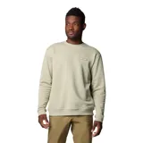 Buzo negro de cuello redondo, marca Columbia, modelo Meridian Creek Crew. Tiene logo de la marca bordado en el pecho.