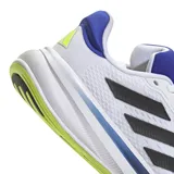 Championes Adidas Response Super blancos con detalles en negro, azul y amarillo. Ideales para running.
