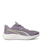 Championes de running Puma Skyrocket Lite 2 W, color negro con detalles en blanco y suela marrón.