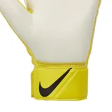 Guantes de fútbol Nike Goalkeeper Match para adulto, color negro con logo blanco.