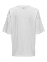 Camiseta gris melange de algodón con cuello redondo y manga corta. Estampa frontal con la frase "Social Society Athleisure Gym, Health & Wellness Hollywood Blvd" en color negro.