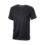 Remera deportiva Topper RNG Men Mesh, color negro, de manga corta y cuello redondo.