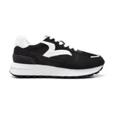 Championes deportivos American Sport Nara, color negro con detalles en blanco.
