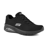 Championes Skechers Skech-Air Extreme 2.0, color negro, con capellada de malla y material sintético, plantilla Air Cooled Memory Foam y media suela con cámara de aire visible Skech-Air.