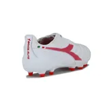 Championes de fútbol Diadora Brasil Elite2 Tech Ita Lpx, color negro con detalles en blanco y rojo.