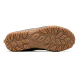 Zapatillas de senderismo Merrell Accentor 3, color verde oliva con detalles en marrón oscuro y suela marrón.