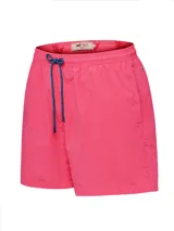 Short de baño color fucsia con pretina elástica, cordón ajustable con terminaciones metálicas y bolsillos laterales. Tecnología Reactive que revela un estampado de fauna marina al contacto con el agua.