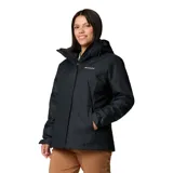 Campera 3 en 1 Columbia Bugaboo III, color verde oliva, con sistema Interchange. Capa exterior impermeable y transpirable con tecnología Omni-Tech y costuras selladas. Capa interior de polar termorreflectante Omni-Heat.