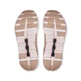 Championes urbanos On Running Cloud 6, color beige con suela blanca.