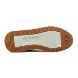 Championes Fila Retro Flag color gris claro, blanco y azul marino, con detalles en rojo.