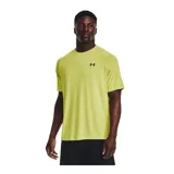Remera deportiva Under Armour Tech 2.0 de hombre, color gris jaspeado con logo negro en el pecho.