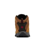 Botas de trekking Columbia Crestwood Mid Waterproof, color marrón con detalles en negro y cordones bicolores.