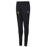Pantalón de entrenamiento negro con logo de Peñarol y detalle de Puma.