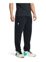 Pantalón de jogging negro de la colección Project Rock de Under Armour.