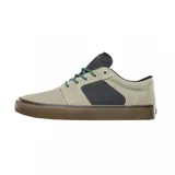 Championes Etnies Barge LS negros con detalles en marrón y suela blanca.