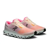 Championes urbanos Cloud 6 Push, color naranja con detalles en rosa y blanco.