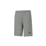 Short deportivo gris con logo de Puma y escudo de Peñarol en negro.