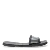 Sandalias Havaianas modelo You Angra, color beige arena, con tira ancha transparente y suela texturizada.