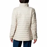 Campera acolchada Columbia Silver Falls II, color negro, con cierre frontal, cuello alto y bolsillos laterales con cierre.